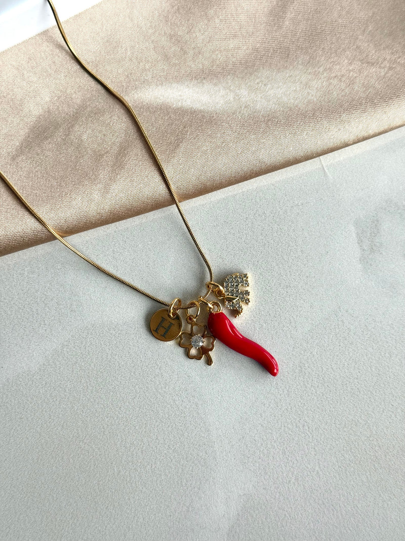 Pepper Lucky Letter Necklace