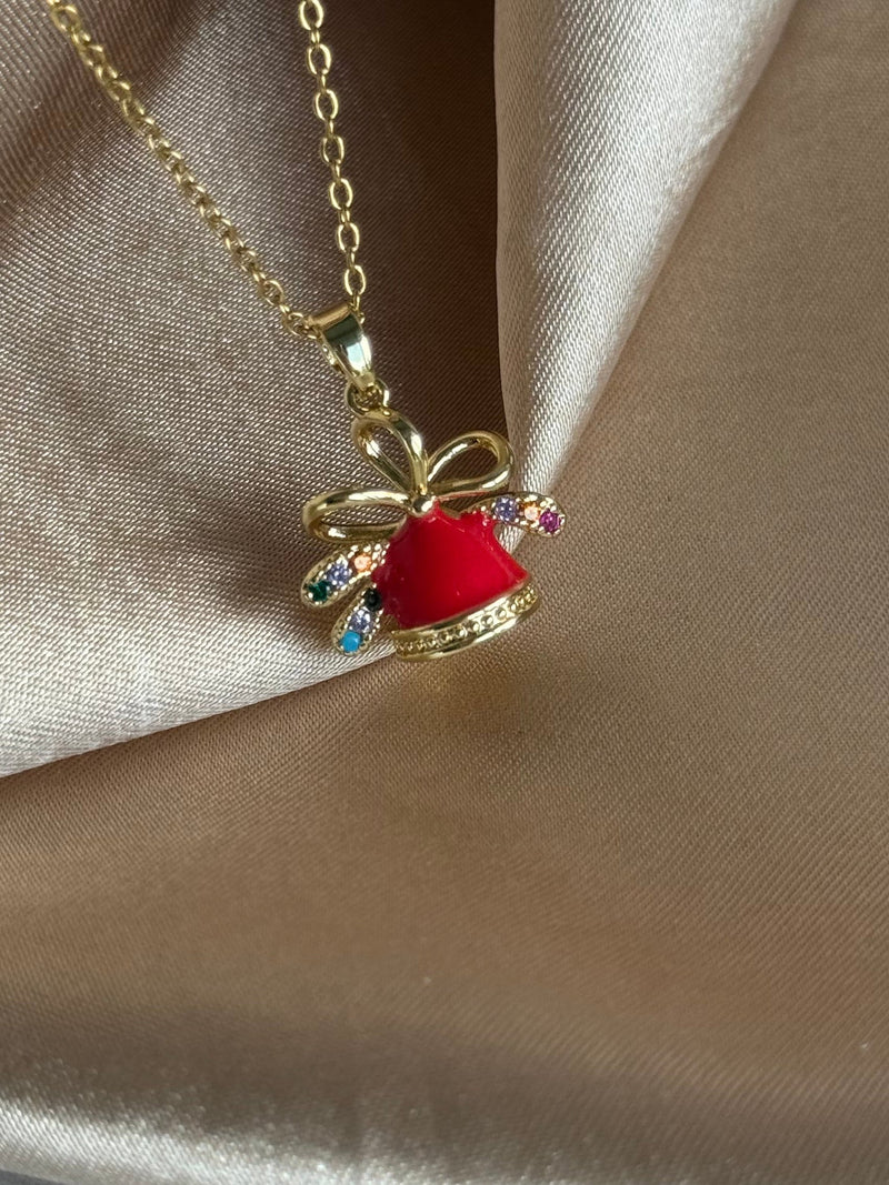 Colorful Stone Christmas Necklace