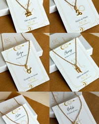 Zodiac Heart Lock Necklace - thumbnail 6