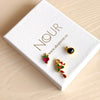 Sugar Strawberry Green Stone Charm