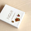 Letter Heart Cherry Charm