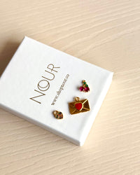 Letter Heart Cherry Charm - thumbnail 1