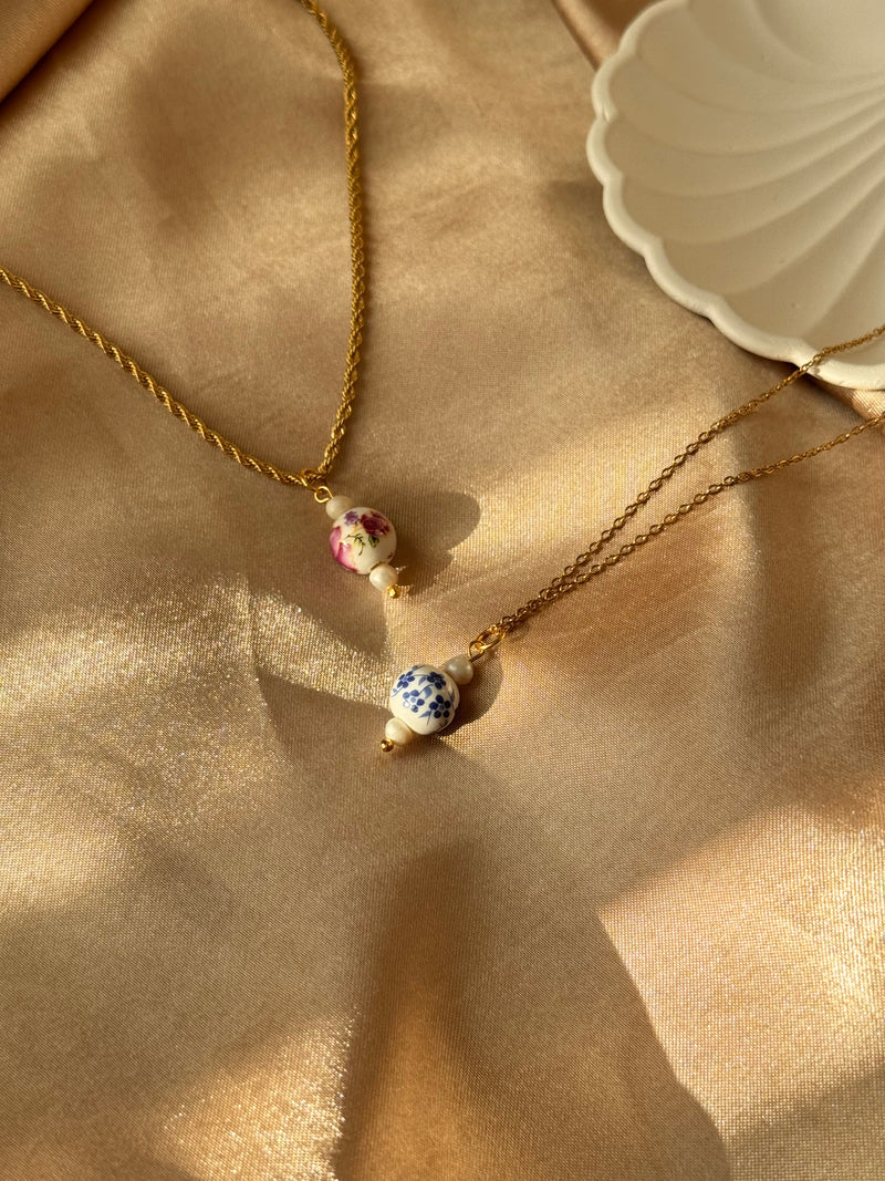 Porcelain Pearl Necklace