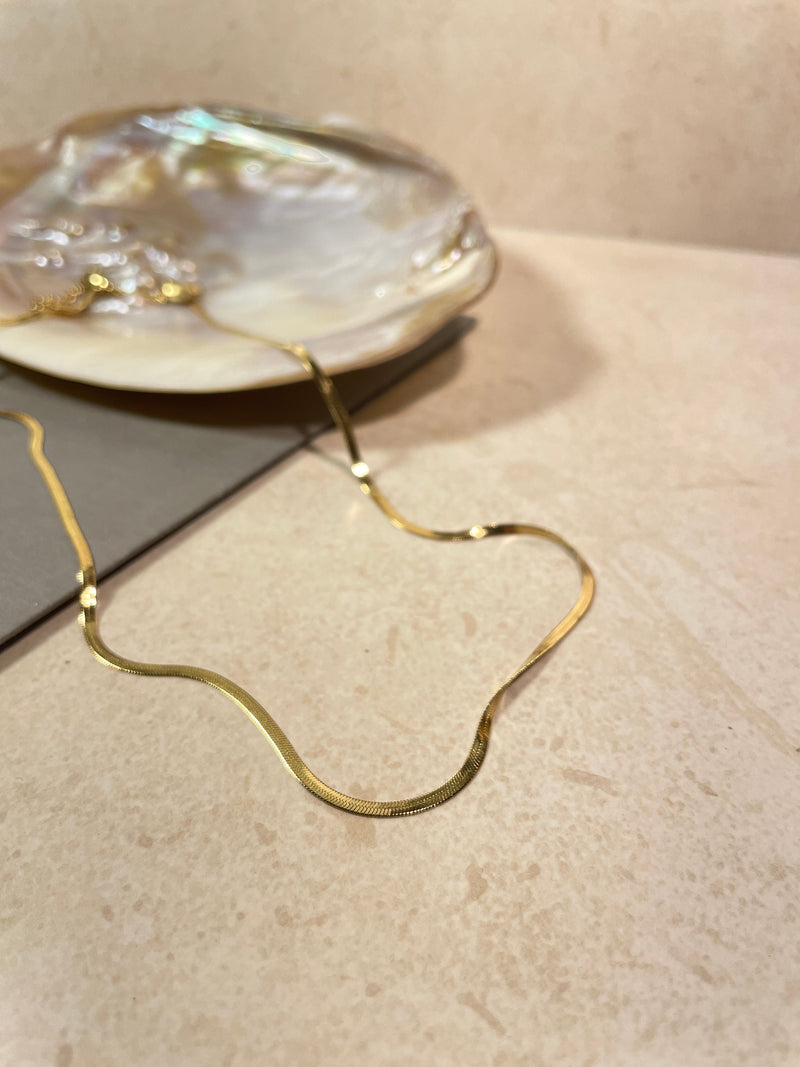 Thin Italian Chain Necklace