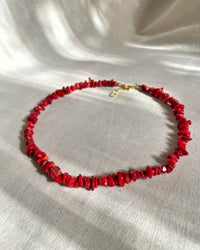 Coral Broken Stone Necklace - thumbnail 1