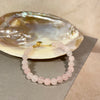 Pink Quartz Bead Bracelet
