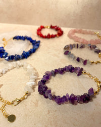 Natural Cracked Stone Bracelets - thumbnail 1