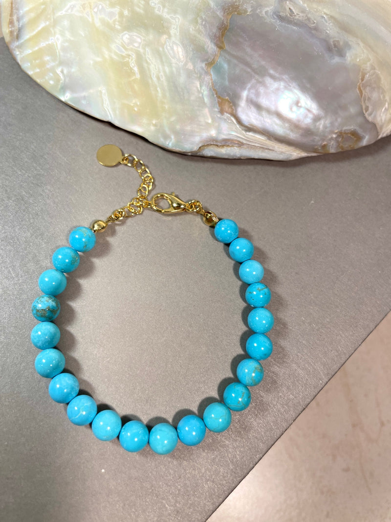 Turquoise Bead Bracelet
