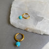 Turquoise Mini Hoop Earrings