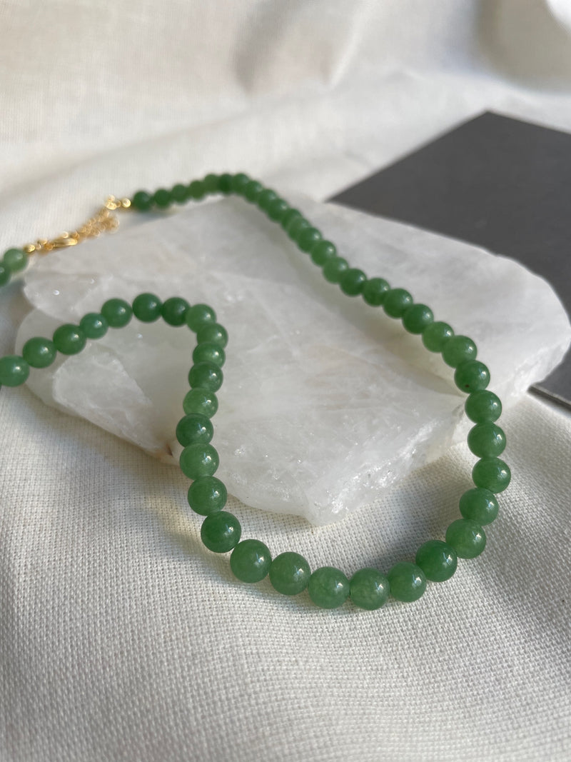 Aventurine Bead Necklace