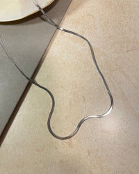 Thin Italian Chain Necklace - thumbnail 8