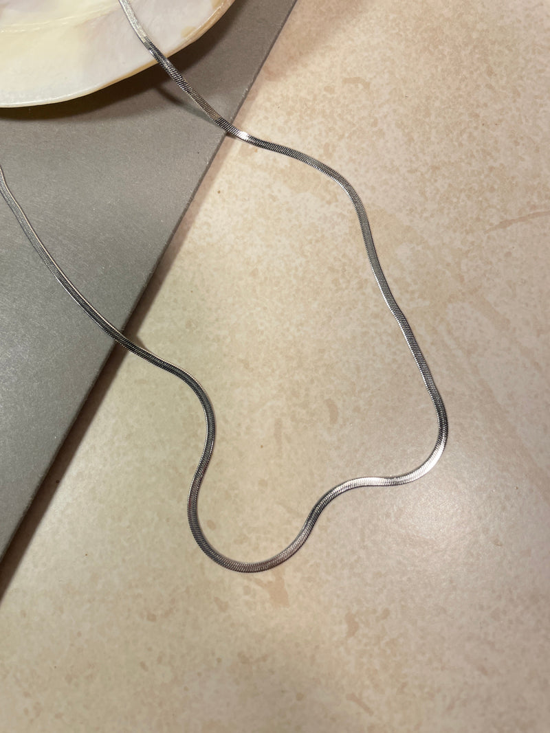 Thin Italian Chain Necklace