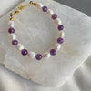 Amethyst Pearl Bracelet