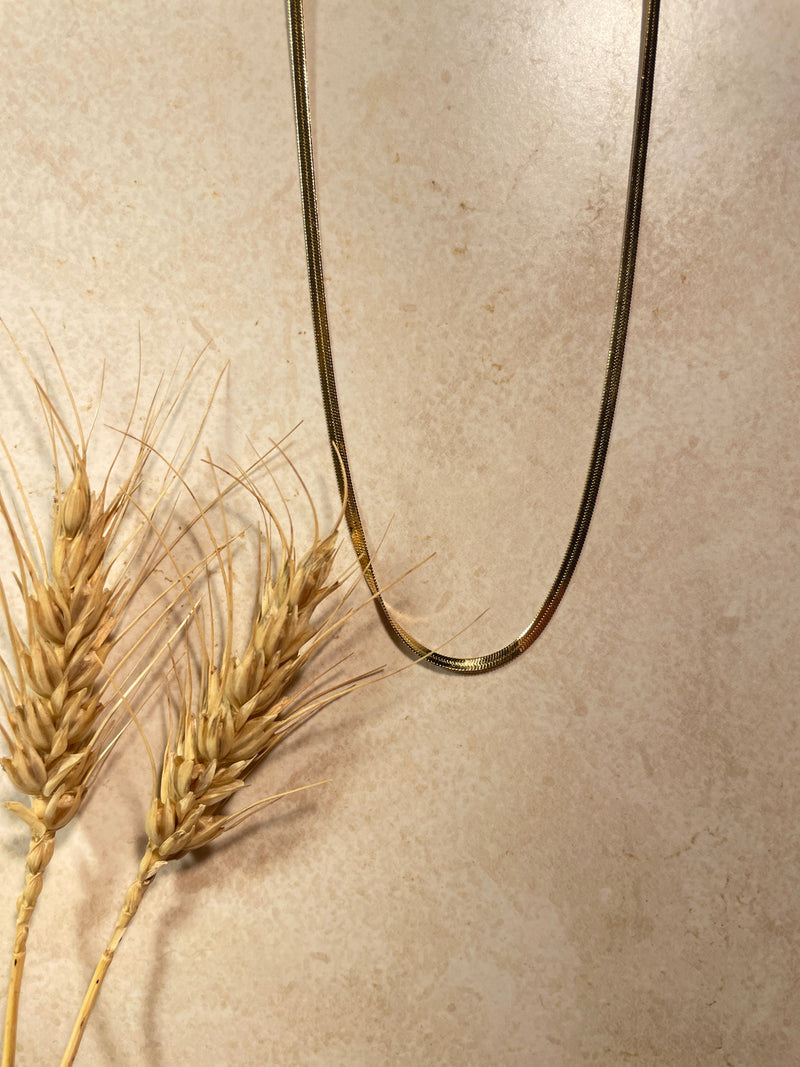 Thin Italian Chain Necklace