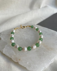 Aventurine Pearl Bracelet - thumbnail 2