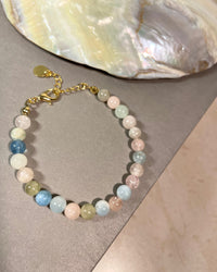 Morganite Bead Bracelet - thumbnail 1