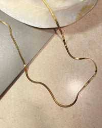 Thin Italian Chain Necklace - thumbnail 7
