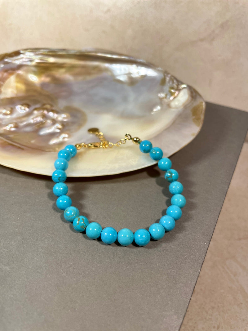 Turquoise Bead Bracelet