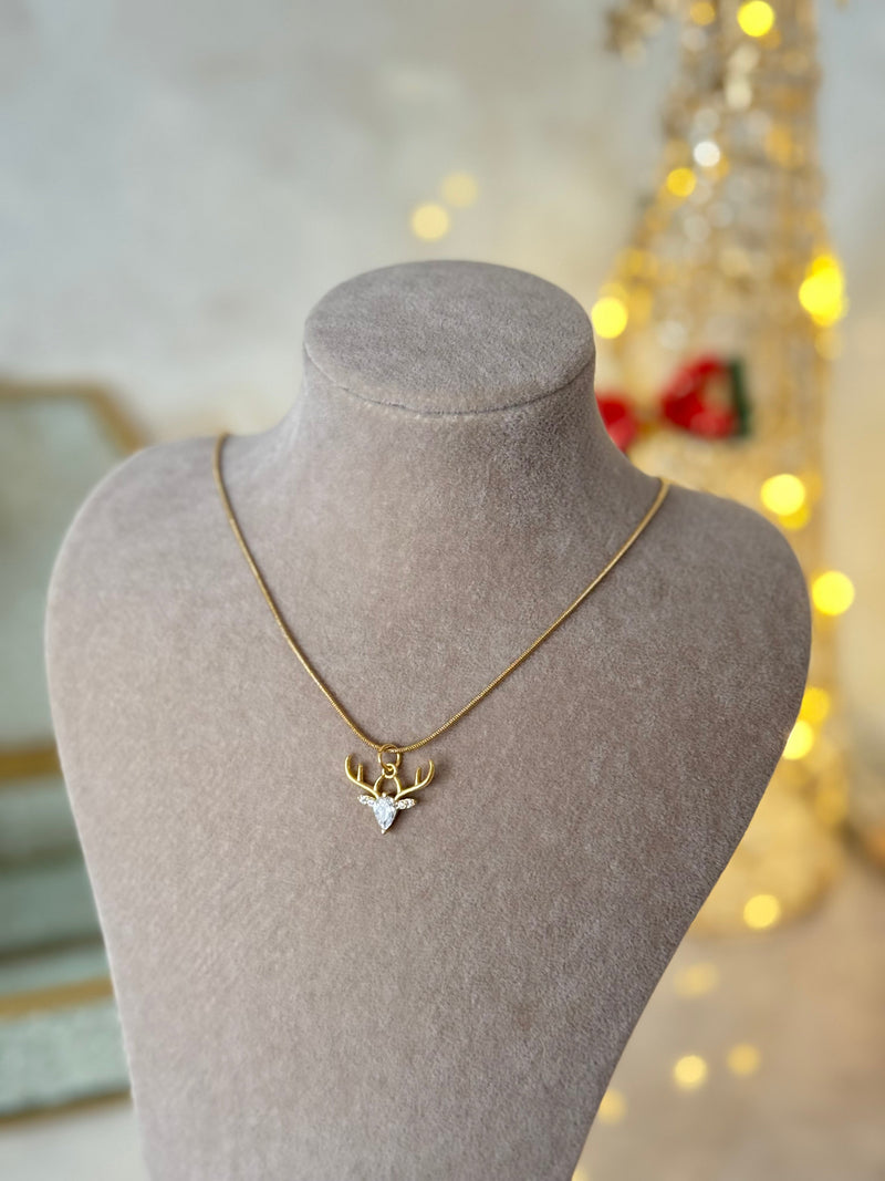 Christmas Reindeer Necklace