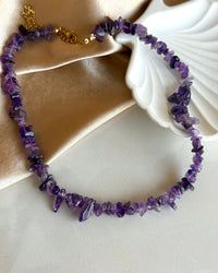 Amethyst Charm Necklace - thumbnail 6