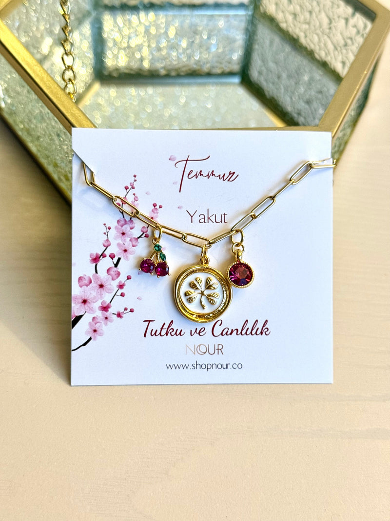 Birth Month Charm Design Bracelet