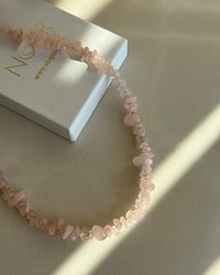 Pink Quartz Charm Necklace - thumbnail 5