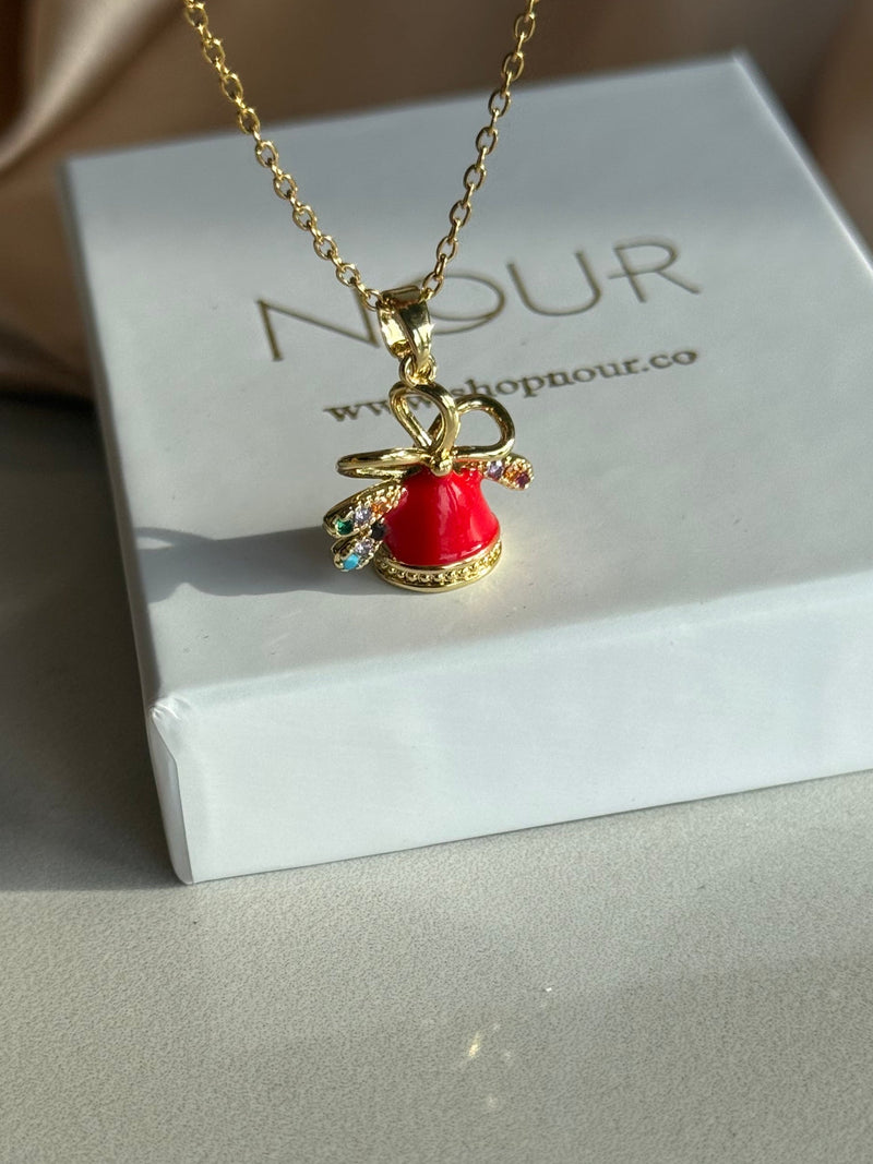 Colorful Stone Christmas Necklace