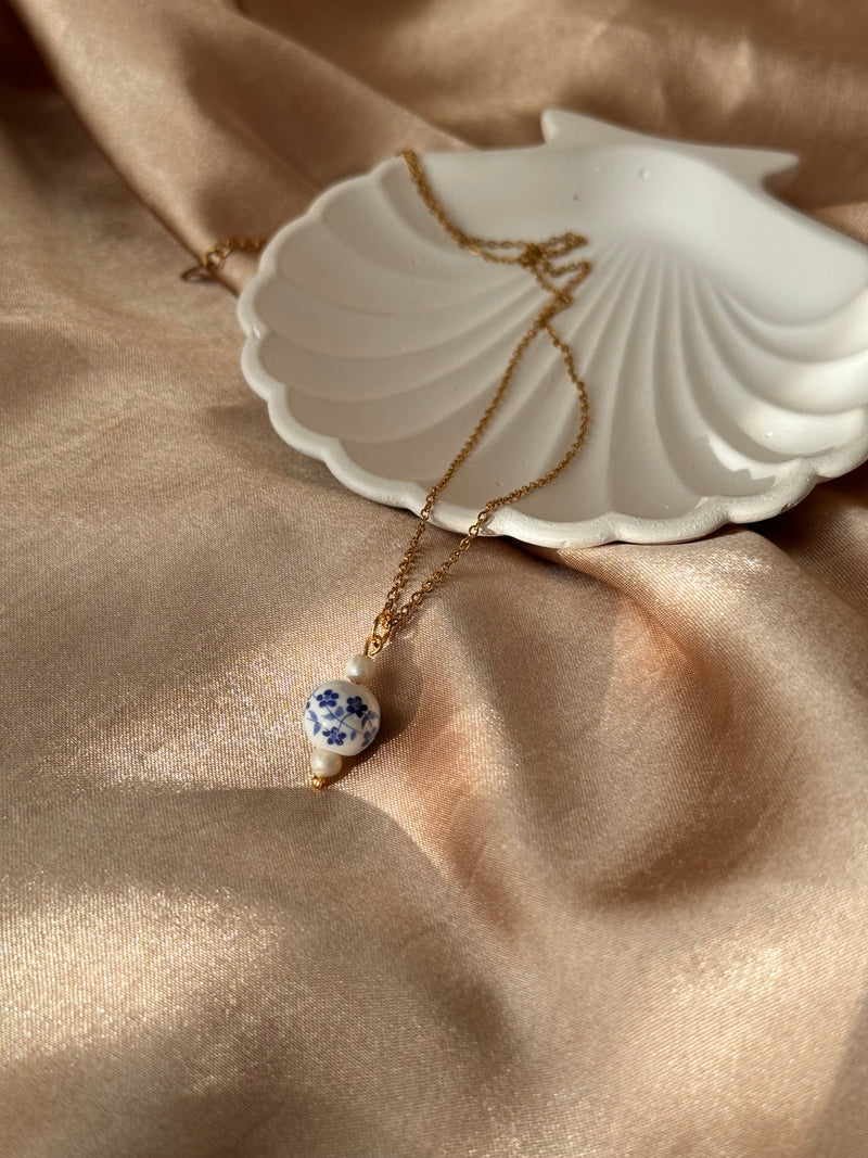 Porcelain Pearl Necklace