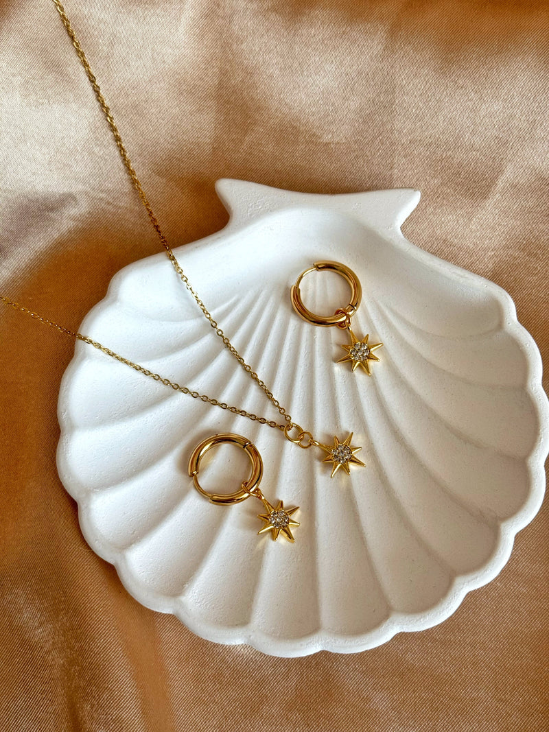 North Star Stone Earrings