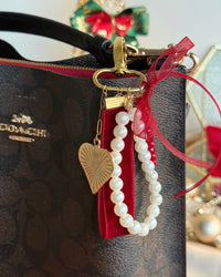 Heart-shaped Bag Charm in 4 Color Options - thumbnail 2