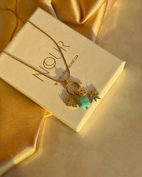 Turquoise Stone Designer Necklace - thumbnail 1