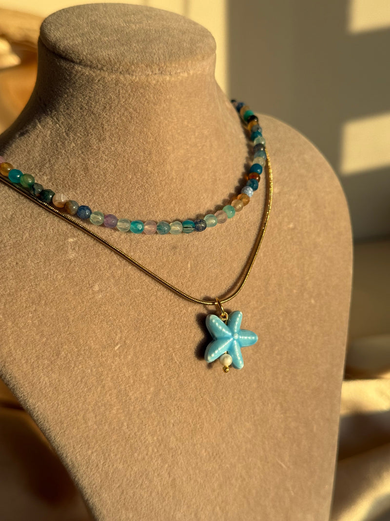 Murano Starfish Necklace