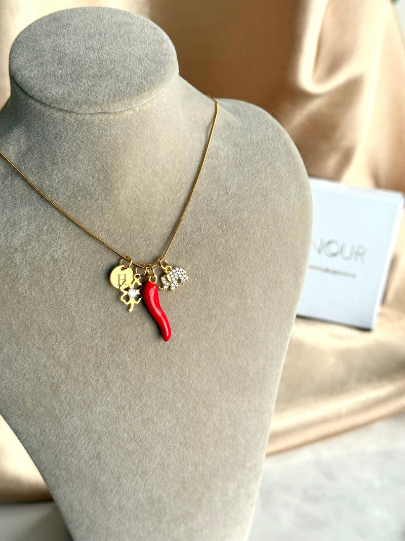Pepper Lucky Letter Necklace