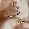Porcelain Steel Earrings