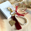 Heart-shaped Bag Charm in 4 Color Options