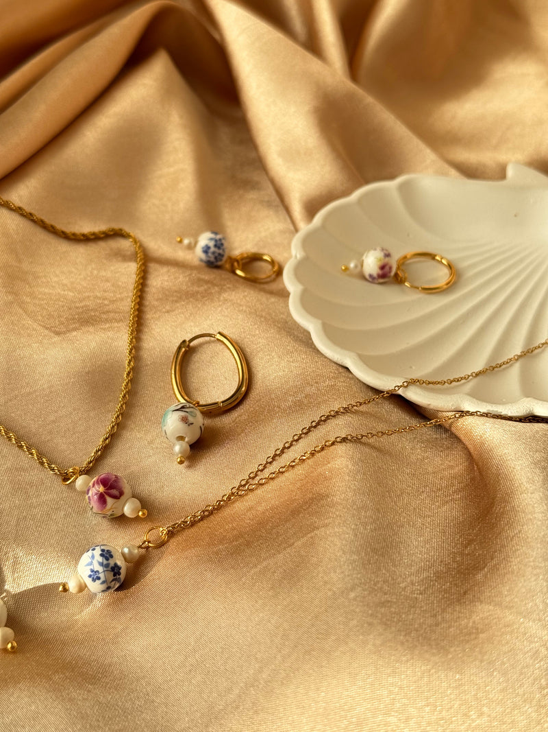 Porcelain Pearl Necklace