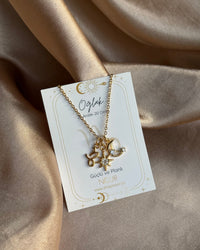 Zodiac Star Moon Necklace - thumbnail 3