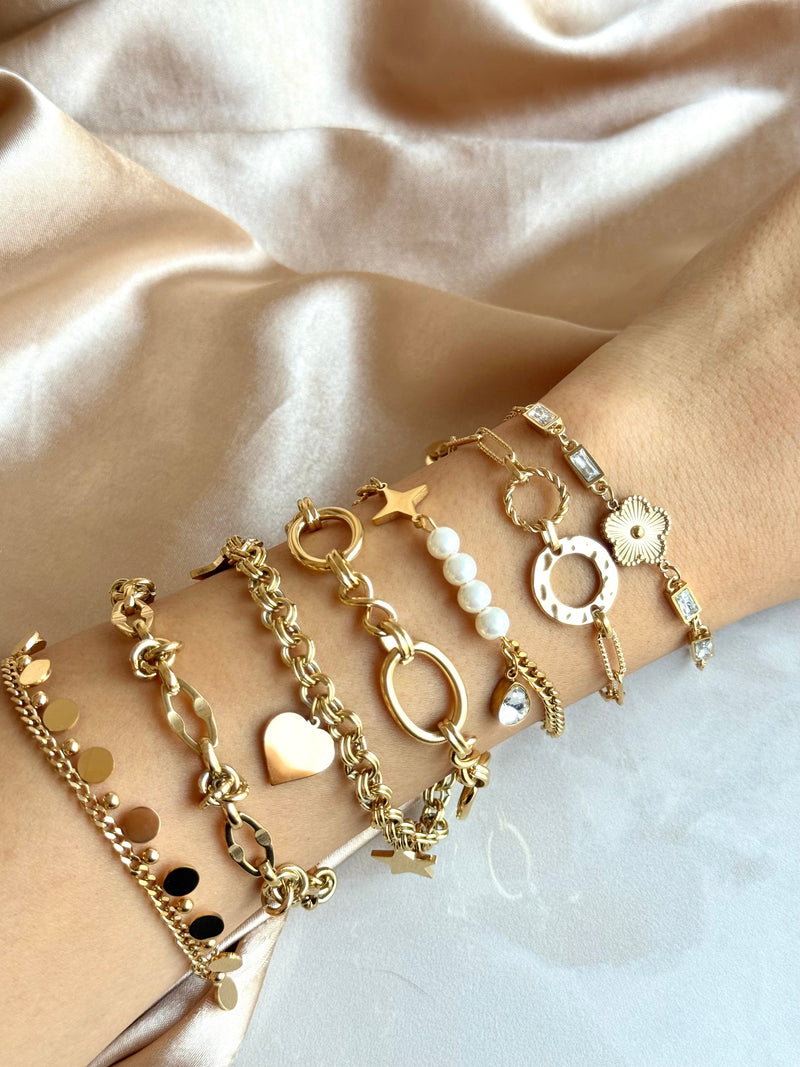 Steel Knotted Chain Bracelet