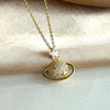 Saturn Stone Necklace