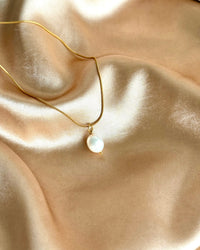 Steel Pearl Necklace - thumbnail 4