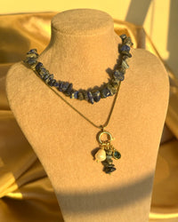 Lapis Lazuli Charm Necklace - thumbnail 2