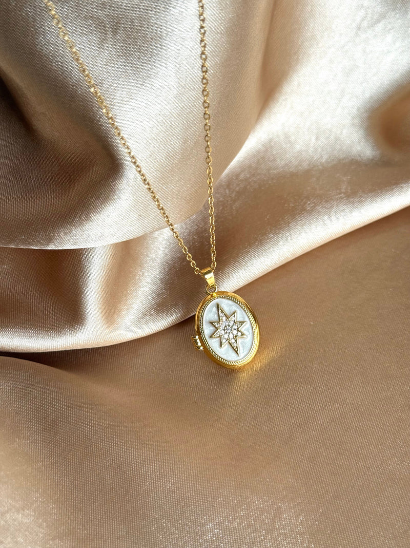 White North Star Medallion