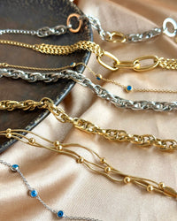 Steel Evil Eye Bracelet - thumbnail 7