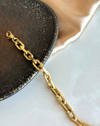 Steel Ring Chain Bracelet - thumbnail 1