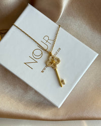 Stone Key Necklace - thumbnail 1