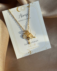 Zodiac Heart Lock Necklace - thumbnail 1