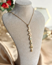 Colorful Eye Y Necklace - thumbnail 1