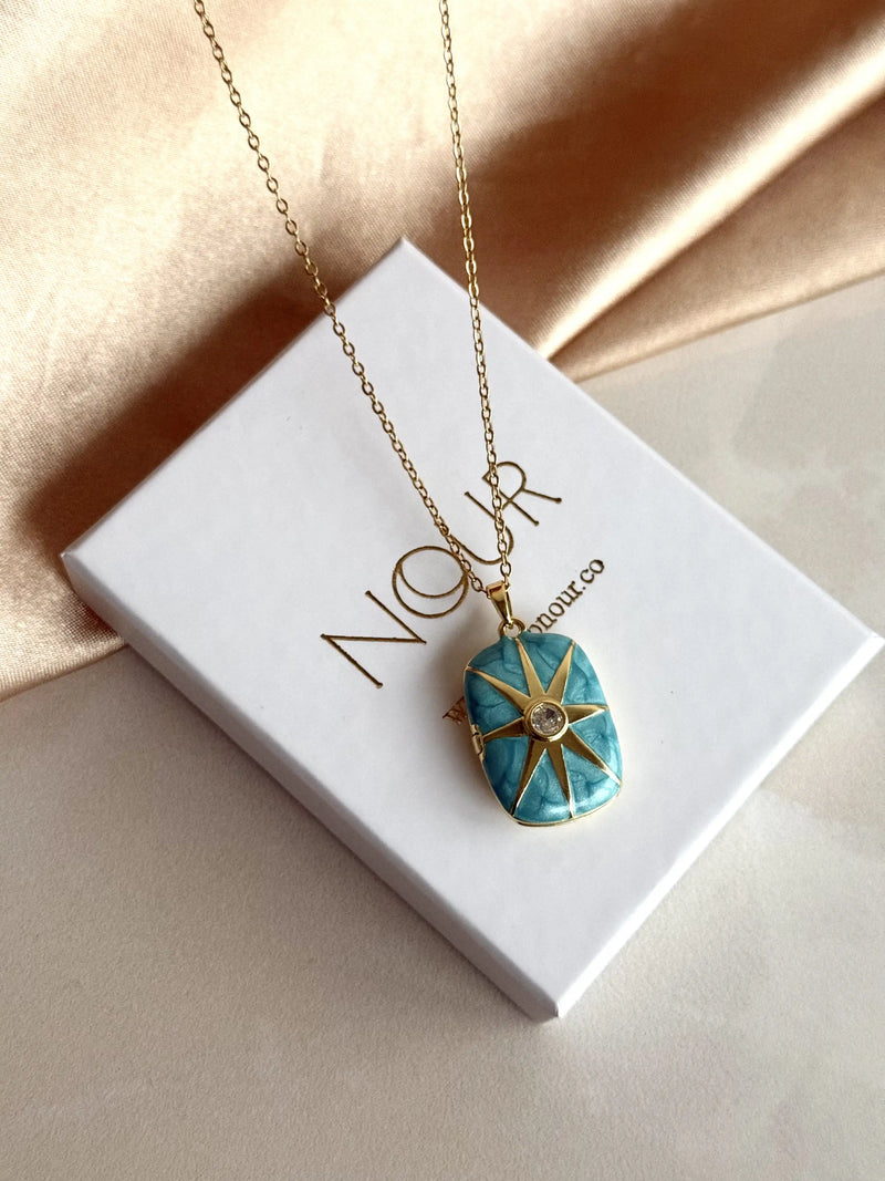 Turquoise Sun Medallion