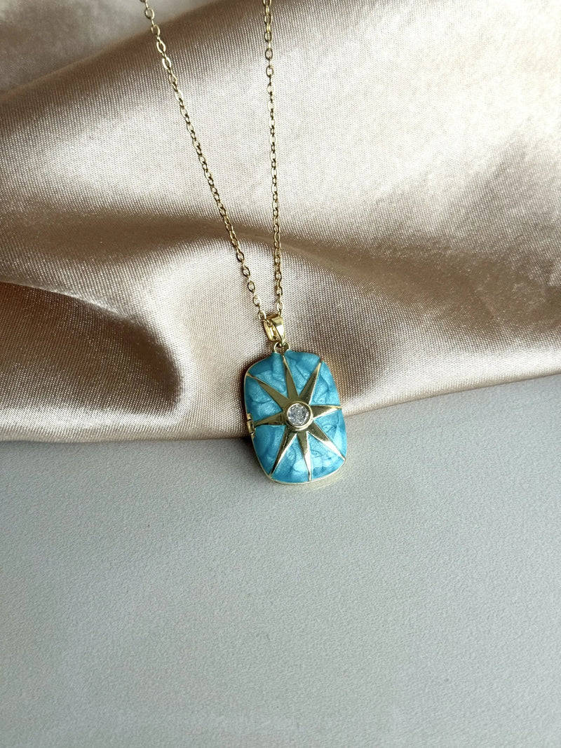 Turquoise Sun Medallion