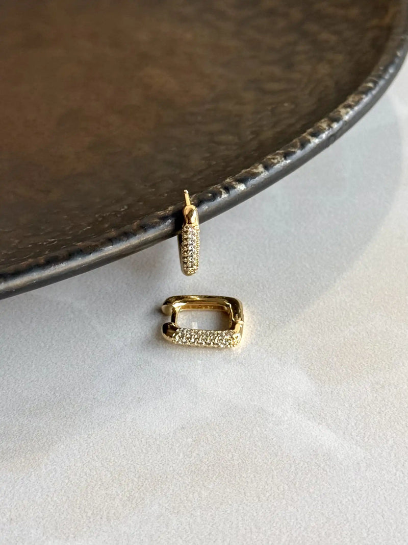 No. 1 Earrings - 14K Gold-Tone Collection